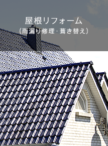 屋根リフォーム(雨漏り修理・葺き替え)
